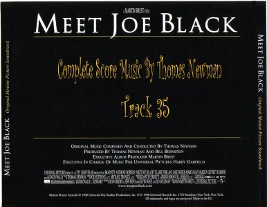 thomas newman meet joe black soundtrack album