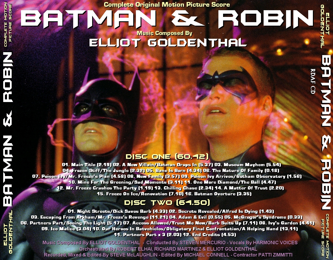 Batman&amp;amp;Robin COMPLETE SCORE